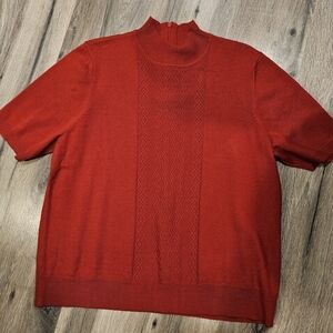 Koret Women's Vibrant Red Cowl Neck Sweater